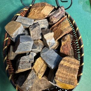 Falcon’s Eye/Tiger’s Eye Raw Rock For Tumbling - Almost 3#